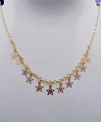 Trendy Beautiful Gold-Plated Women Necklaces-thumb1