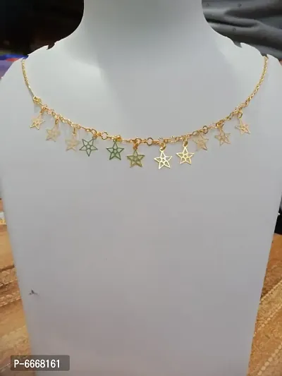Trendy Beautiful Gold-Plated Women Necklaces-thumb3