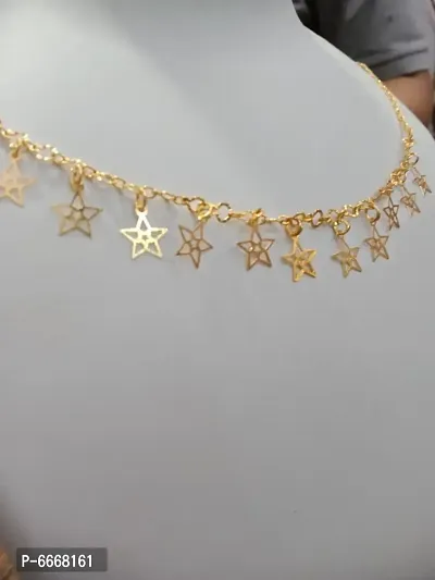 Trendy Beautiful Gold-Plated Women Necklaces-thumb4