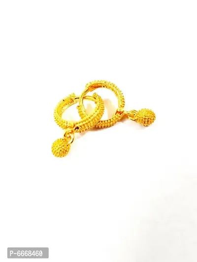 Trendy Beautiful Gold-Plated Women and Girls Earring-thumb0