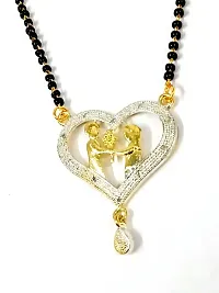 Trendy Beautiful Gold-Plated Women Pendant Set-thumb3