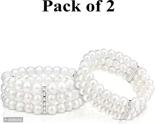 Adjustable pearl bracelets for women  (Pack a2)-thumb0