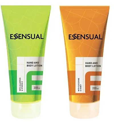 nbsp;Essensual Hand And Body Lotion (Allantoin And Vitamin E ) with  (Glycerin And Honey)- 200 ml Each