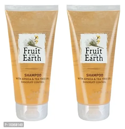 Fruit Of The Earth Shampoo With Arnica  Tea Tree Oil (Dandruff Control) pack of 2 each 100ml