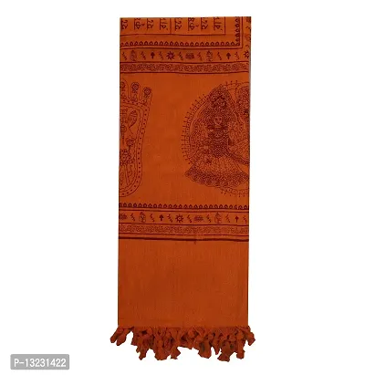 Namabali,with Hare Krishna Printed Colour White Hight 76 inches (Deep Orange)-thumb3