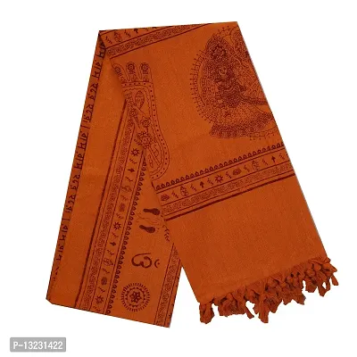 Namabali,with Hare Krishna Printed Colour White Hight 76 inches (Deep Orange)
