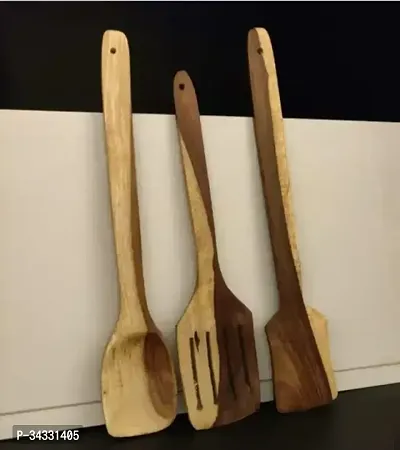 Wooden kitchen spoon set of 5-thumb0