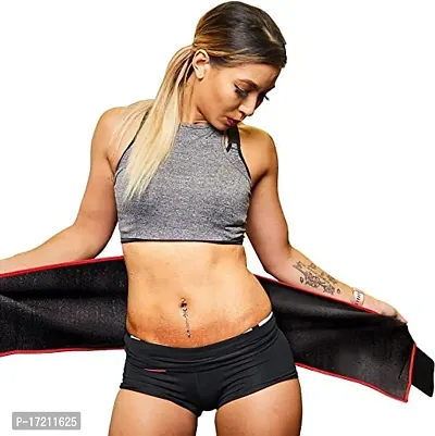 Classic Sweat Slim Belt For Men And Women Non Tearable Neoprene Body Shaper Wear And Tummy Trimmer Exercise-thumb4