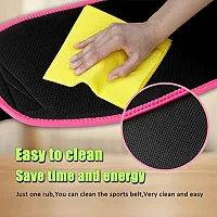 Classic Sweat Slimming Belt For Men And Women Sweat Slim Belt Neoprene Lower Back Posture Free Size Black And Pink Color-thumb4