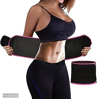 Classic Sweat Belt Stomach Belt For Men And Women Non Tearable Sauna Belt Waist Trainer Sweat Belt For Men And Women-thumb0