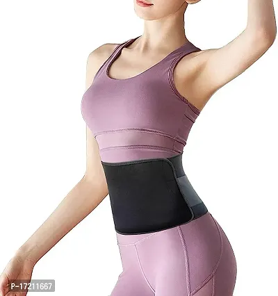 Classic Waist Support Belt Neoprene Ab Belt Trainer Stomach Wrap Tummy Belt Belly Tummy Yoga Wrap Back Exercise Body Wrap