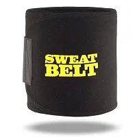 Classic Combo Of Sweat Slimming Belt Adjustable Waist Trimmer Belt Fat Burner Belly Tummy Body Slimming Belt For Men Women Free Size-thumb1