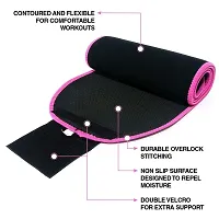 Classic Sweat Slimming Belt For Men And Women Sweat Slim Belt Neoprene Lower Back Posture Free Size Black And Pink Color-thumb2