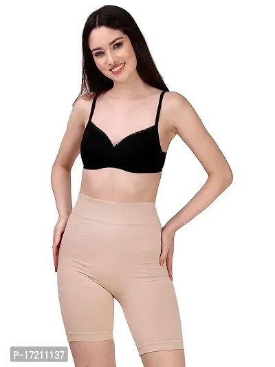 Classic Nylon Spandex Solid Body Shapewear For Women-thumb2