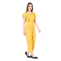 Classic Polyester Solid Jumpsuit-thumb3