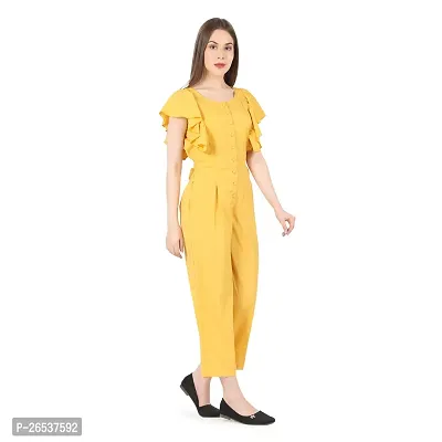 Classic Polyester Solid Jumpsuit-thumb4