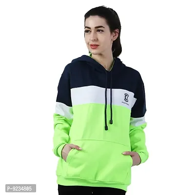 Chanda Khuba Women's Sweatshirt Full Sleeve Kangaroo Pocket Pullover Hoodies - CKHD-G-02