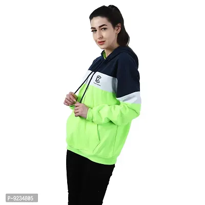 Chanda Khuba Women's Sweatshirt Full Sleeve Kangaroo Pocket Pullover Hoodies - CKHD-G-02-thumb4