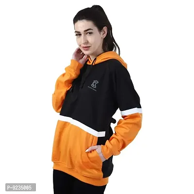 Chanda Khuba Women's Sweatshirt Full Sleeve Kangaroo Pocket Pullover Hoodies - CKHD-G-06-thumb5