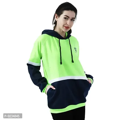 Chanda Khuba Women's Sweatshirt Full Sleeve Kangaroo Pocket Pullover Hoodies - CKHD-G-06-thumb4