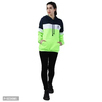 Chanda Khuba Women's Sweatshirt Full Sleeve Kangaroo Pocket Pullover Hoodies - CKHD-G-02-thumb5