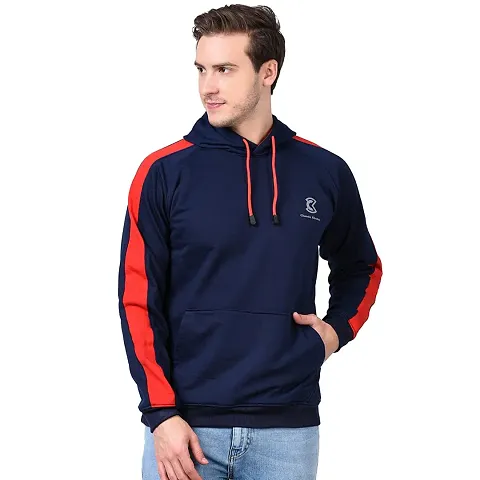 Chanda Khuba Men's Sweatshirt Full Sleeve Kangaroo Pocket Pullover Hoodies - CKHD08-01-S