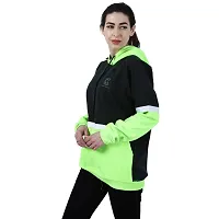 Chanda Khuba Women's Sweatshirt Full Sleeve Kangaroo Pocket Pullover Hoodies - CKHD-G-06-thumb3