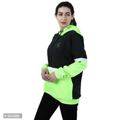 Chanda Khuba Women's Sweatshirt Full Sleeve Kangaroo Pocket Pullover Hoodies - CKHD-G-06-thumb4