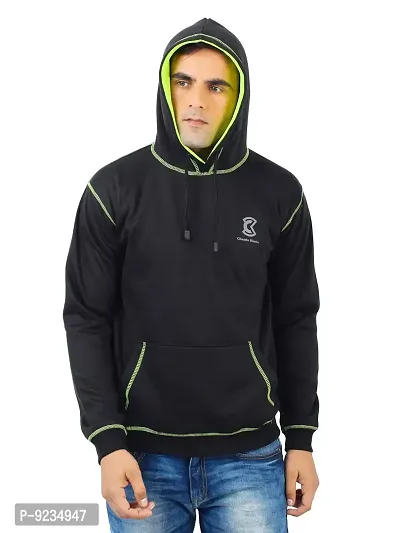 Chanda Khuba Men's Sweatshirt Full Sleeve Kangaroo Pocket Pullover Hoodies - CKHD03-thumb2