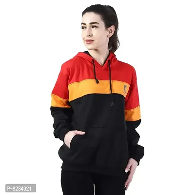 Chanda Khuba Women's Sweatshirt Full Sleeve Kangaroo Pocket Pullover Hoodies - CKHD-G-02