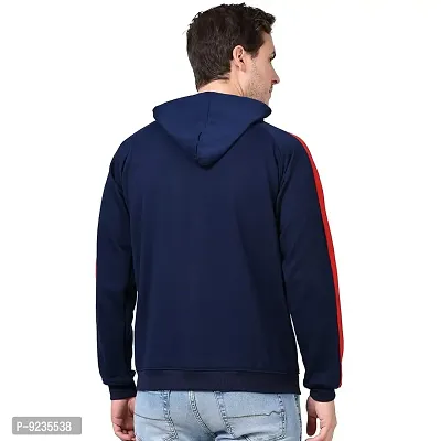 Chanda Khuba Men's Sweatshirt Full Sleeve Kangaroo Pocket Pullover Hoodies - CKHD08-01-S-thumb3