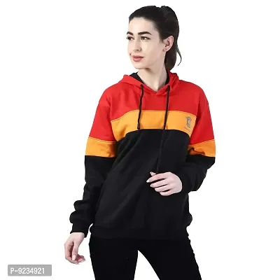 Chanda Khuba Women's Sweatshirt Full Sleeve Kangaroo Pocket Pullover Hoodies - CKHD-G-02-thumb4