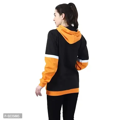 Chanda Khuba Women's Sweatshirt Full Sleeve Kangaroo Pocket Pullover Hoodies - CKHD-G-06-thumb2