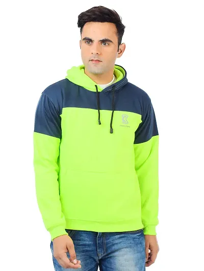 Chanda Khuba Men's Sweatshirt Full Sleeve Kangaroo Pocket Pullover Hoodies - CKHD01