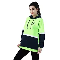 Chanda Khuba Women's Sweatshirt Full Sleeve Kangaroo Pocket Pullover Hoodies - CKHD-G-06-thumb2