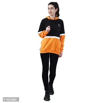 Chanda Khuba Women's Sweatshirt Full Sleeve Kangaroo Pocket Pullover Hoodies - CKHD-G-06-thumb3