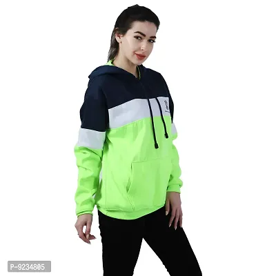 Chanda Khuba Women's Sweatshirt Full Sleeve Kangaroo Pocket Pullover Hoodies - CKHD-G-02-thumb3