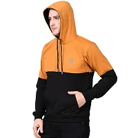 Chanda Khuba Men's Sweatshirt Full Sleeve Kangaroo Pocket Pullover Hoodies - CKHD07-thumb1