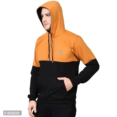 Chanda Khuba Men's Sweatshirt Full Sleeve Kangaroo Pocket Pullover Hoodies - CKHD07-thumb2