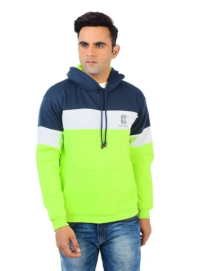 Chanda Khuba Men's Sweatshirt Full Sleeve Kangaroo Pocket Pullover Hoodies - CKHD02