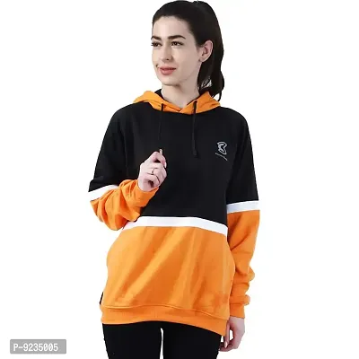 Chanda Khuba Women's Sweatshirt Full Sleeve Kangaroo Pocket Pullover Hoodies - CKHD-G-06