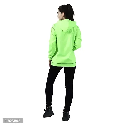 Chanda Khuba Women's Sweatshirt Full Sleeve Kangaroo Pocket Pullover Hoodies - CKHD-G-06-thumb2