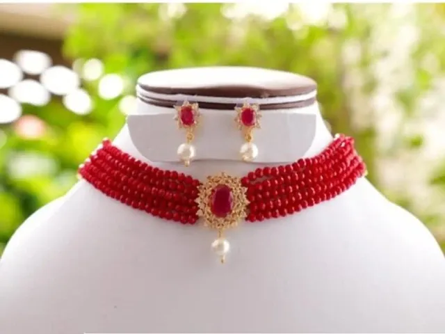 princess and colorful choker jewellery set