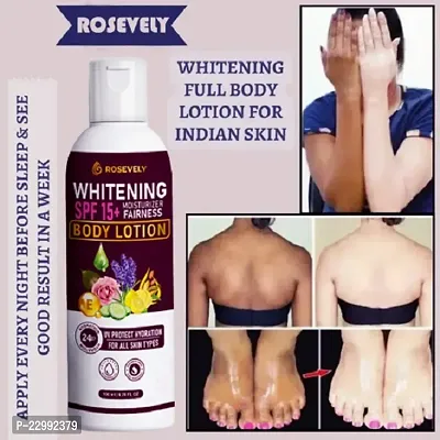 Whitening Body Lotion SPF 15 Moisturiser Fairness For Face  Body