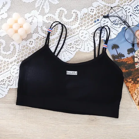 Trendy Blend Solid Bra For Women