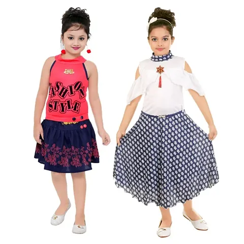 FIERA FASHION COMBO GIRLS DRESESS(pack of 2)