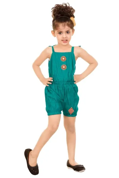Pack of 1  2 Girls Jumpsuit  Top Bottom