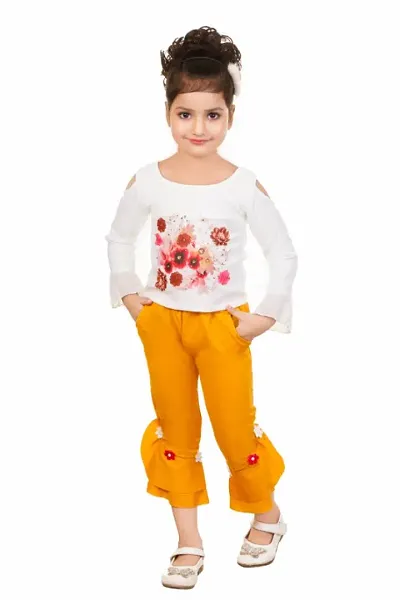 Pack of 1  2 Girls Jumpsuit  Top Bottom