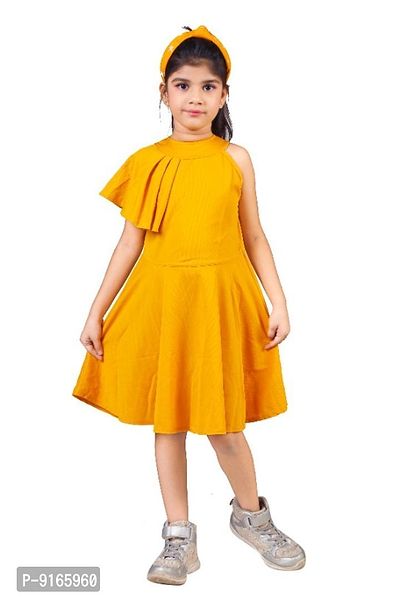 Girls Midi/Knee Length Party Dress