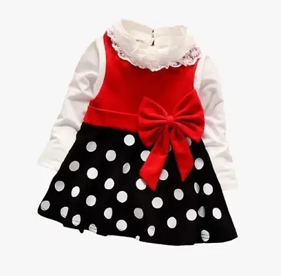 Baby Girls Party(Festive) Dress Dress  (Multicolor)